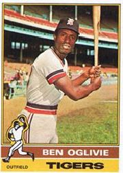 1976 Topps Baseball Cards      659     Ben Oglivie
